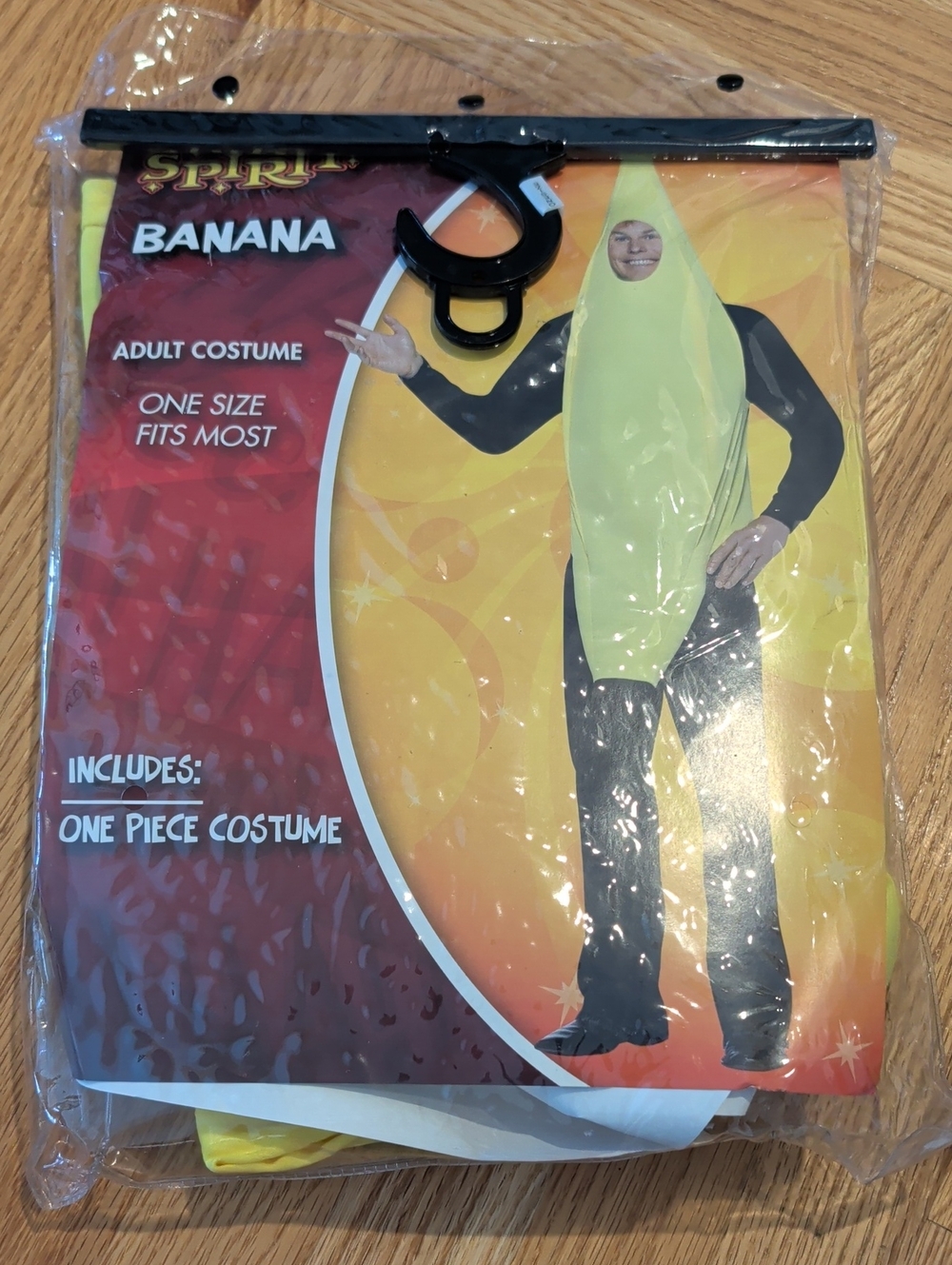 Spirit Yellow Banana Adult One-Piece Costume